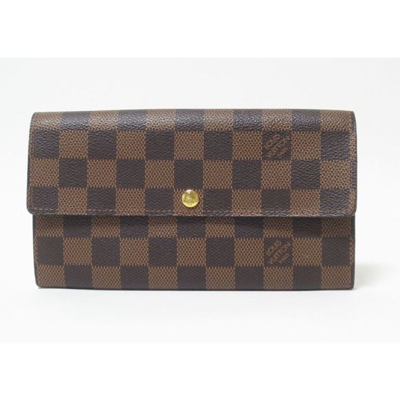 Louis Vuitton Portefeuille Damier Long Wallet Handbag - Picture 1 of 7